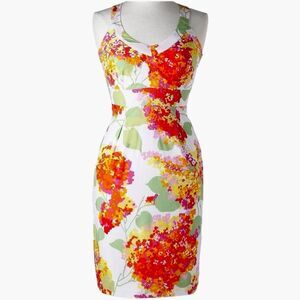 Boden Halter Dress Floral Hydrangea Print Size 8 Party Vacation